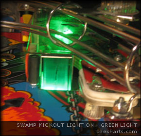 Swamp Light for Addams Family Pinball Machine