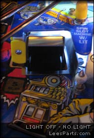 Unlit Slot Machine Kickout for Twilight Zone Pinball Machine