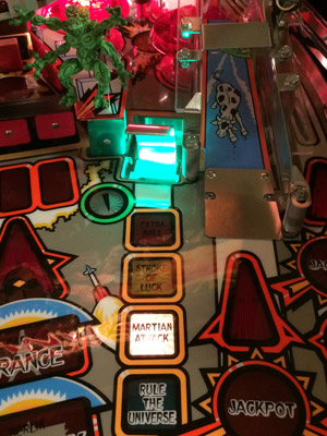 Stroke of Luck Light for Attack From Mars Pinball Machine Attack From Mars Stroke of Luck Light