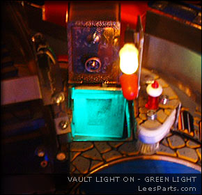Vault Light for Addams Family Pinball Machine - Green